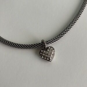 Clear Crystal Heart Brighton Charm